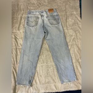 Vintage Levi's 550  Jeans High Waist Relaxed Fit Tapered Leg Red Tab 38X32‍‍‍﻿﻿﻿